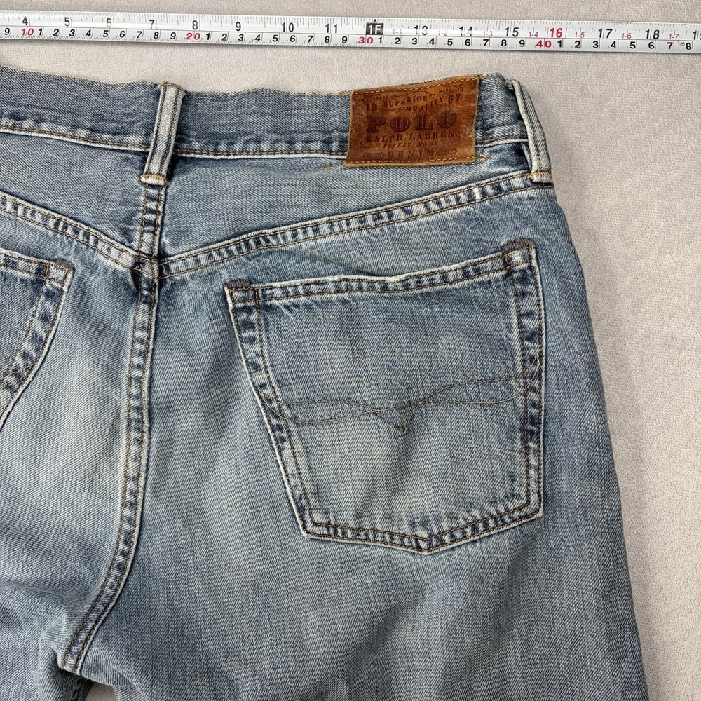 Polo Ralph Lauren Jeans Mens Size 32x32 Blue Wash 867 Classic Fit Straight Leg - Picture 9 of 16